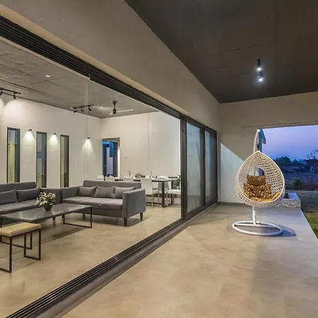 Saffronstays Stargazer, Karjat - Luxury Pool Villa With Lake View-2